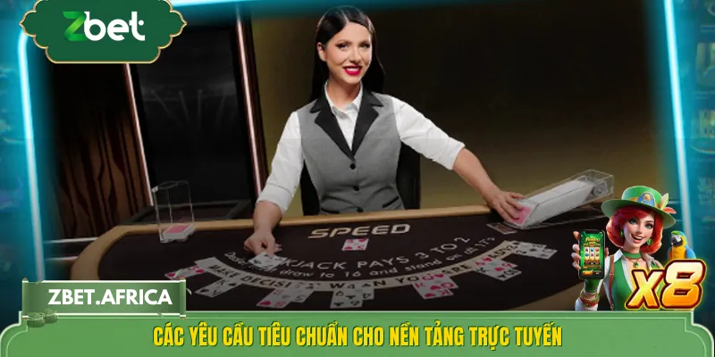 Các yêu cầu tiêu chuẩn cho nền tảng trực tuyến