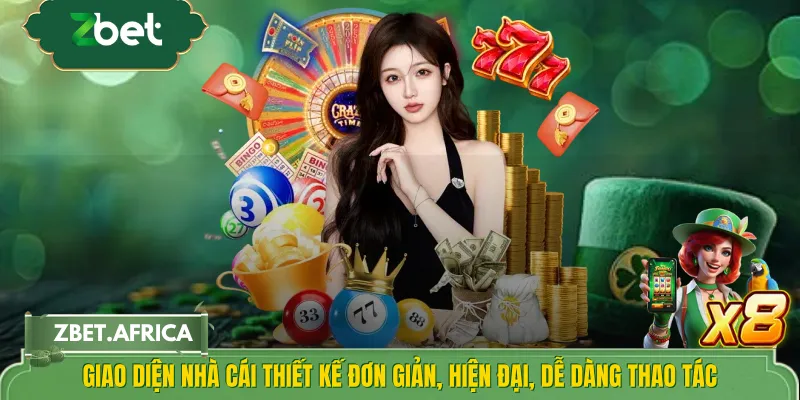Giao diện nhà cái thiết kế đơn giản, hiện đại, dễ dàng thao tác