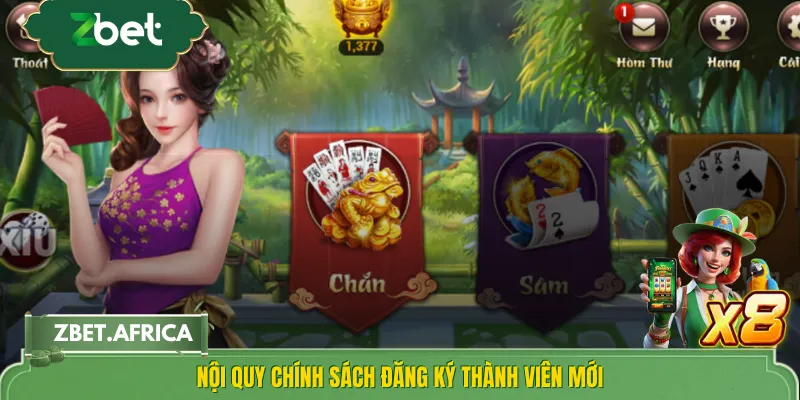 Nội quy chính sách đăng ký thành viên mới