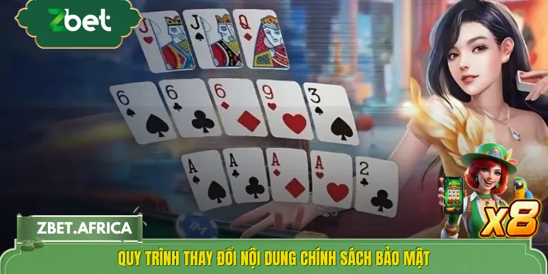 Quy trình thay đổi nội dung chính sách bảo mật